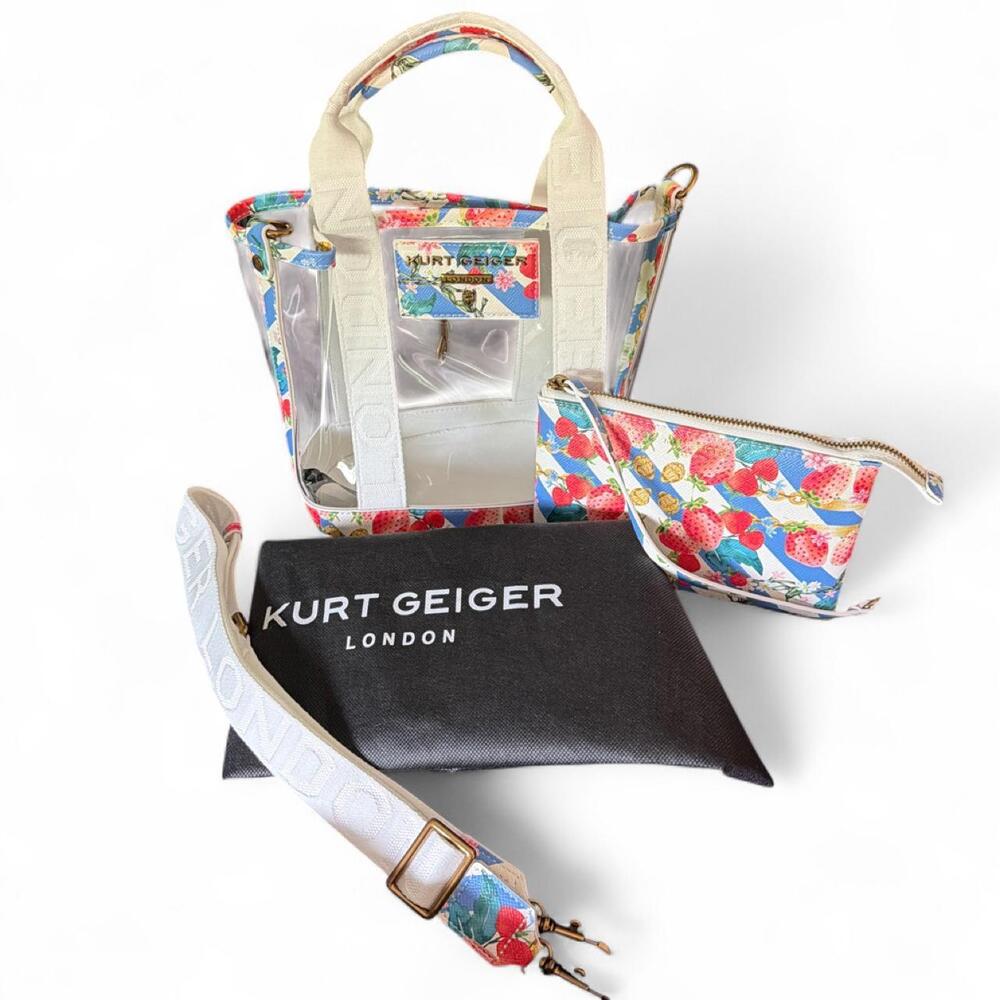 Kurt Geiger London- NWOT Small Hampstead Clear Tote Bag